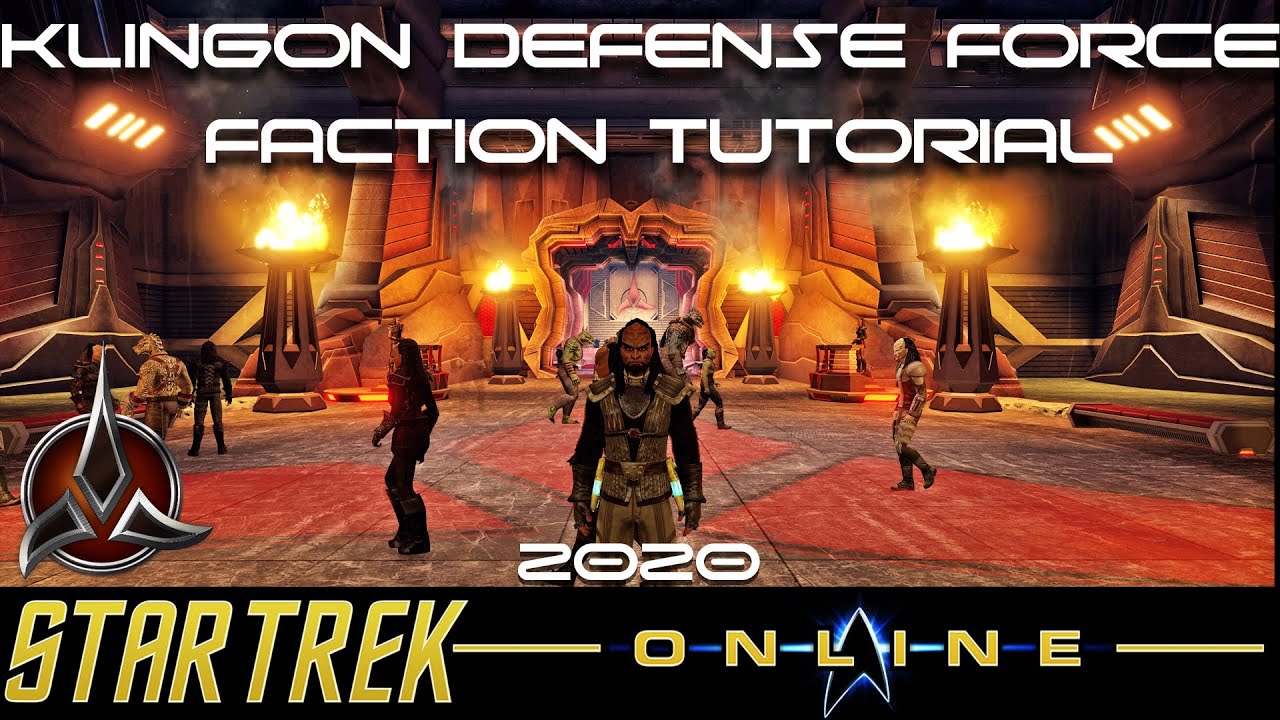 Let's Play Star Trek Online (PC) | Klingon Defense Force Faction Tutorial (2020)
