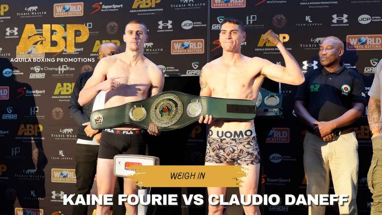 Aquila Boxing Promotions | Взвешивание | Фури против Данеффа