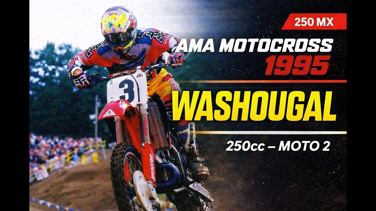 AMA Motocross 1995 - Washougal - 250 Moto 2