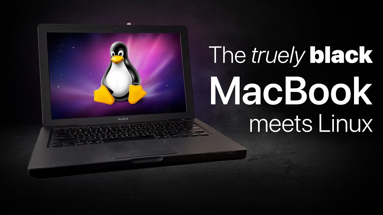 Before there was Space Black, there was the Black MacBook
