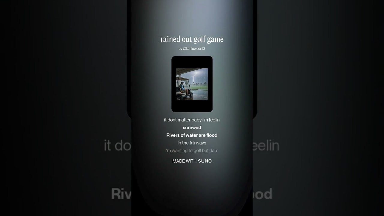 rained out golf game