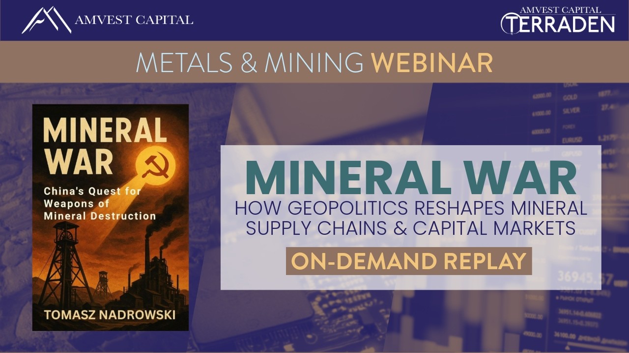 Mineral War Book Discussion featuring author Tomasz Nadrowski | Webinar Replay | February 24, 2026