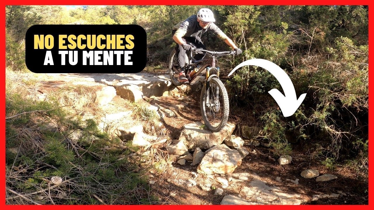 3 escalones seguidos🤔 [Como Bajar un (doble) escalón en MTB]