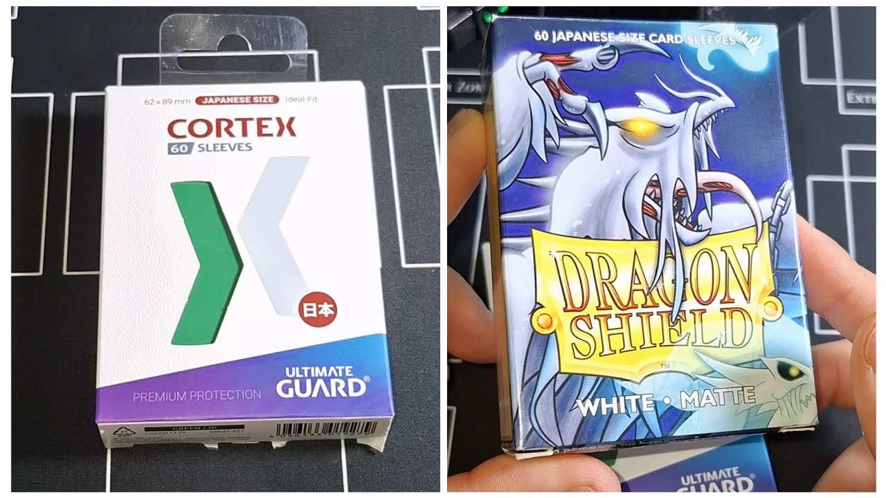Fundas Ultimate Guard y Dragon Shield (PRUEBAS de SHUFFLE) YU-GI-OH