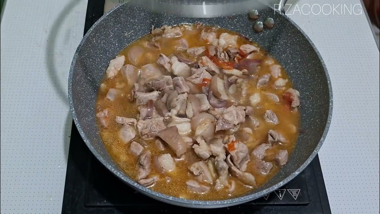 Pork Binagoongan with Eggplant | Filipino Pork in Shrimp Paste Recipe