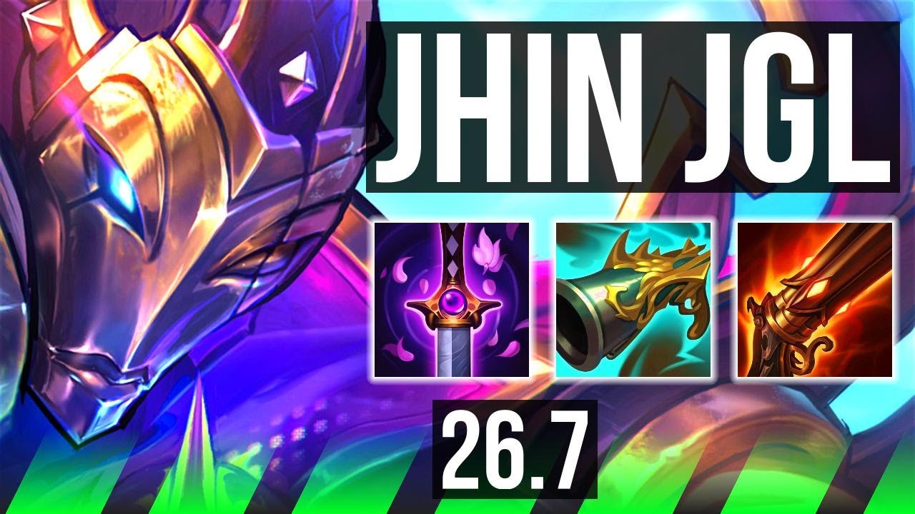 JHIN vs HECARIM (JGL) | Hail Of Blades | KR Master | 26.7