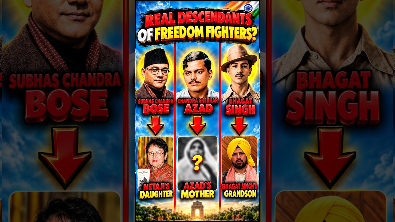 Descendants of Indian Freedom Fighters Today!😲 #shorts