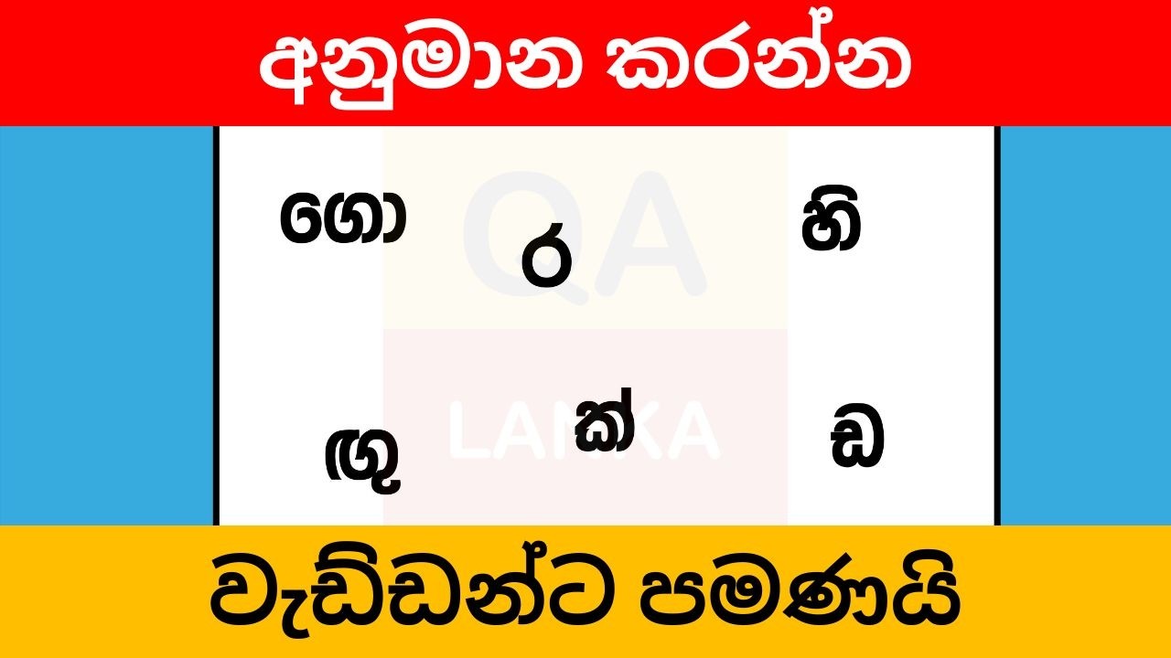 තත්පර 5 න් අනුමාන කරන්න පුලුවන්නම් | Smart Test Sinhala | Danuma Minuma