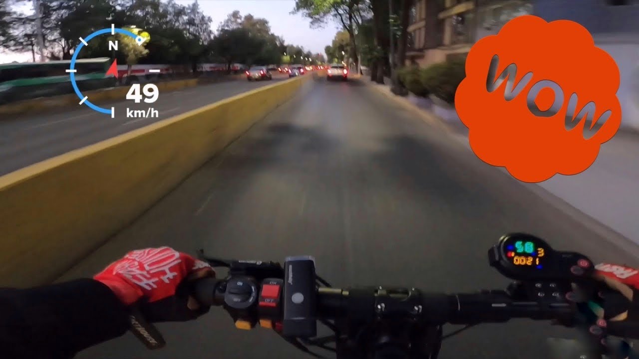 9km en scooter más rápido que un carro solo 13 minutos video sin editar