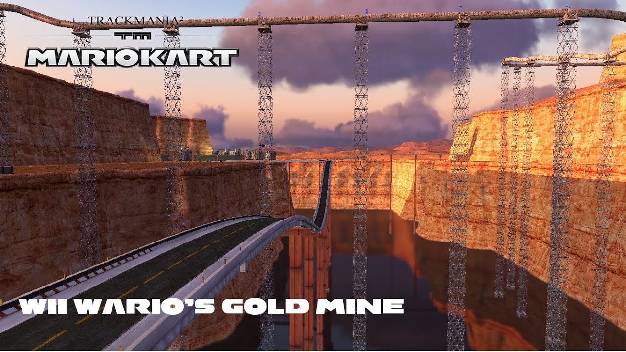 Mario Kart TrackMania- Wii Wario's Gold Mine