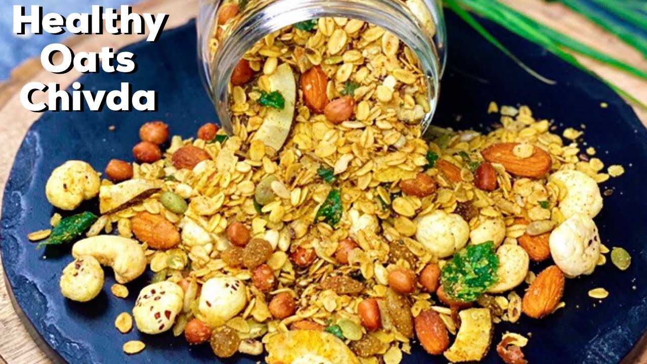 Healthy Oats Chivda - World's Healthiest Snack | No-Fry Healthy Snack | Flavourful Food By Priya