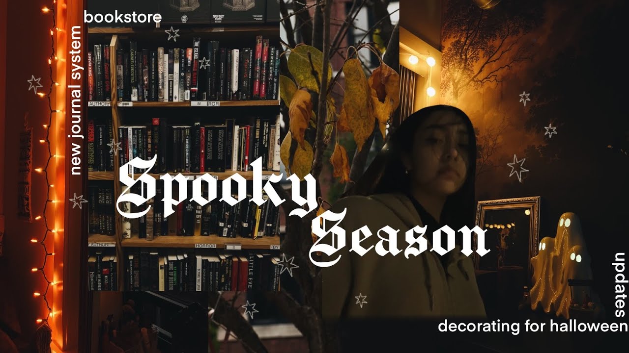 украшение к Хэллоуину, новое оформление журнала, книги тоже ➤030