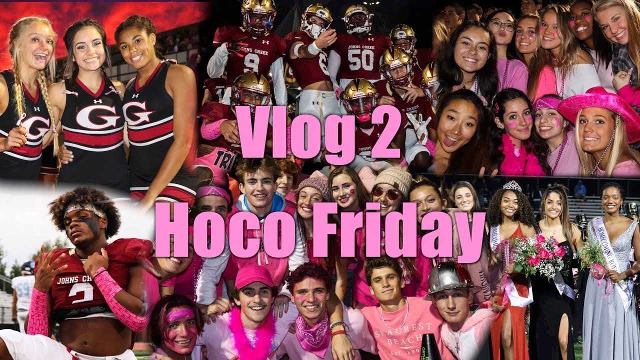 HOMECOMING FRIDAY PINK OUT - VLOG 2 (JEREMY PAREDES)