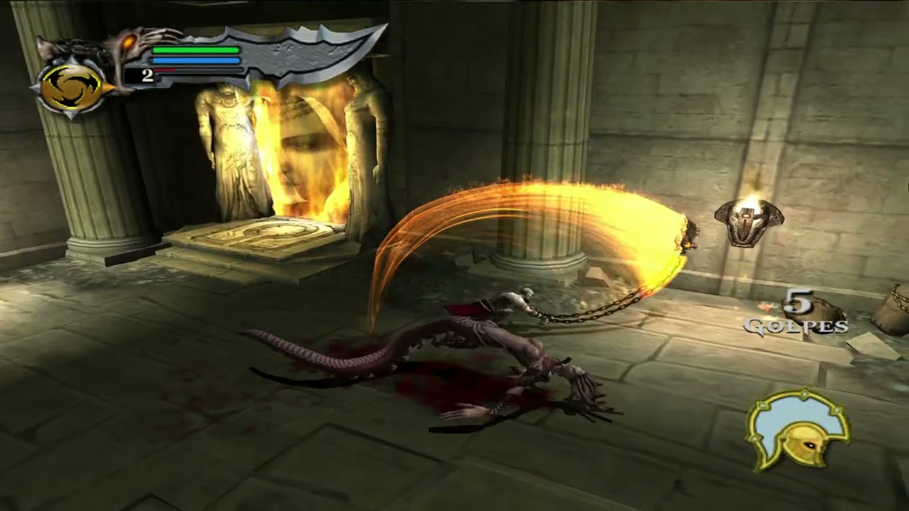 Jogando God of War No Modo difícil Parte 3