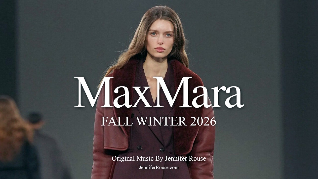 MAX MARA Fall / Winter 2026 Fashion Show (FW26) | Milan | Original Music by Jennifer Rouse