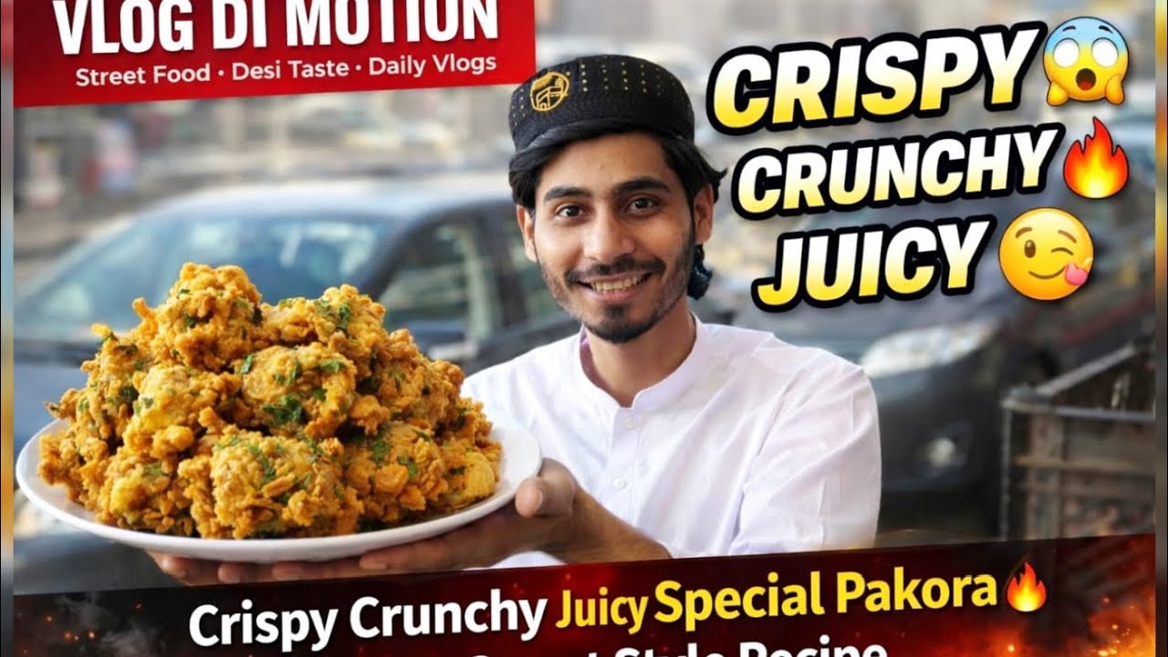 [. Ramadan Special  ] Crispy, Crunchy & Juicy Pakora Recipe You MUST Try 