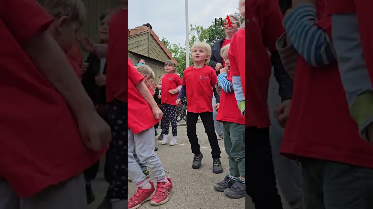 &Aring;rsm&oslash;de: Dansepiraterne fra Jernved Danske Skole s&aelig;tter fut i festen