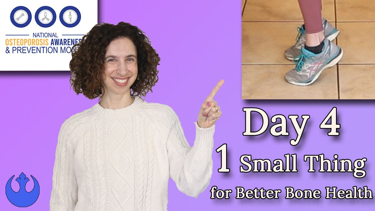 1 Small Thing Every Day for Osteoporosis Awareness Month - Day 4: Do 1 Set of Heal Drops