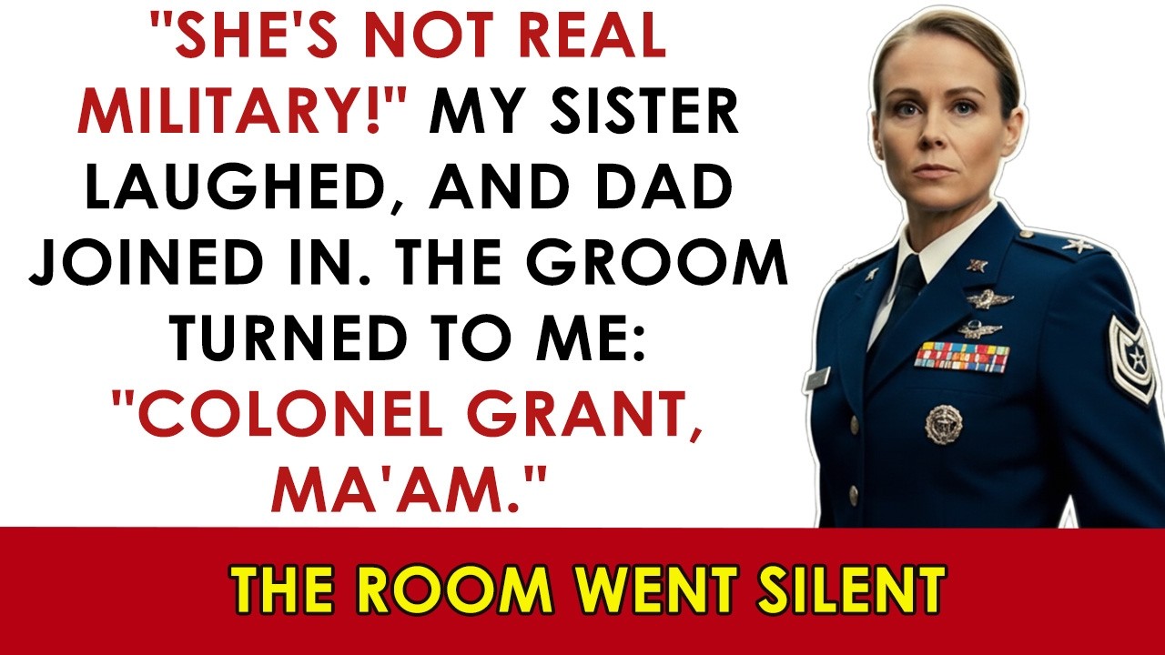 My Sister Said I Couldn’t Handle Military Life at Her Wedding — Then the Groom Saluted Me