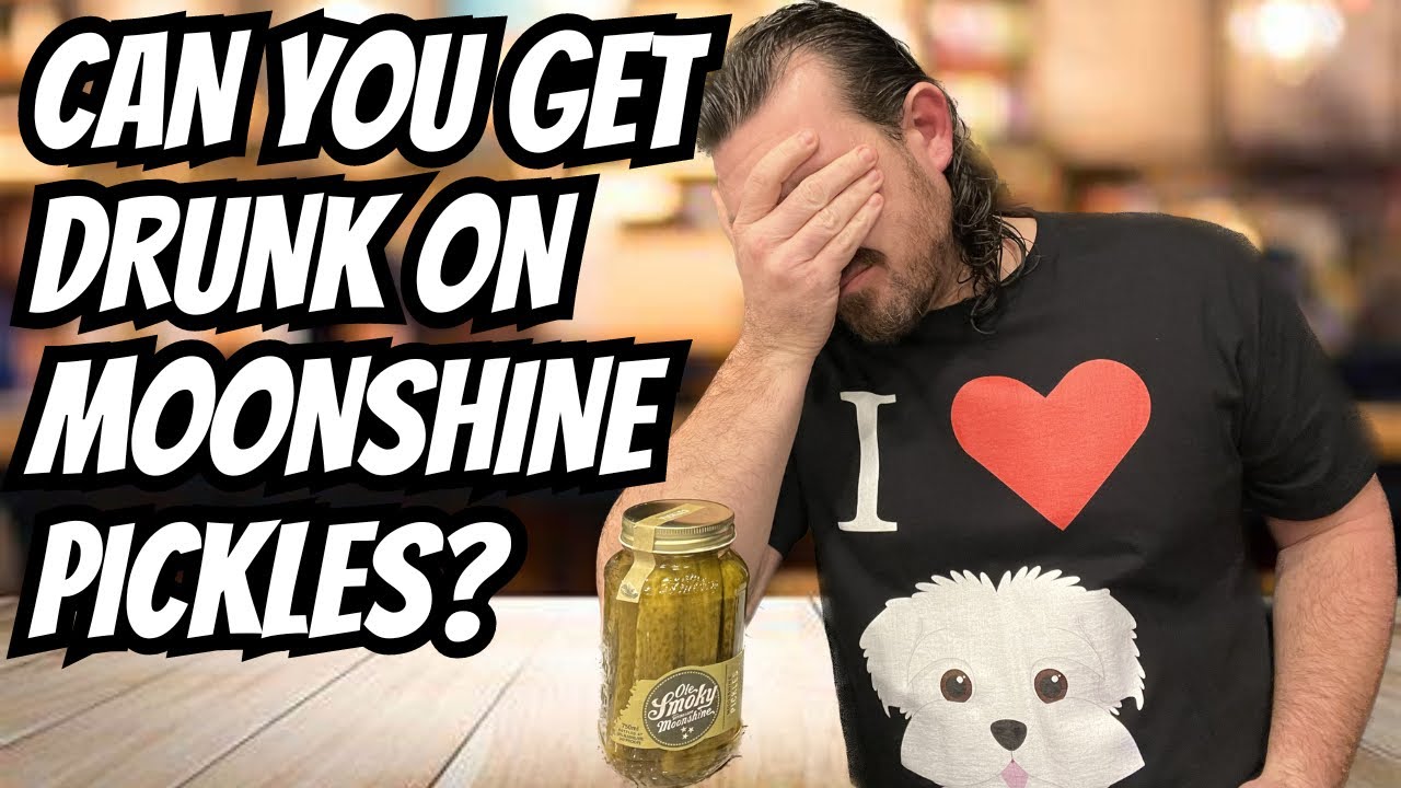 Can You Get Drunk on Moonshine Pickles? How Many Moonshine Pickles to a .08 | Old Smokey 20%