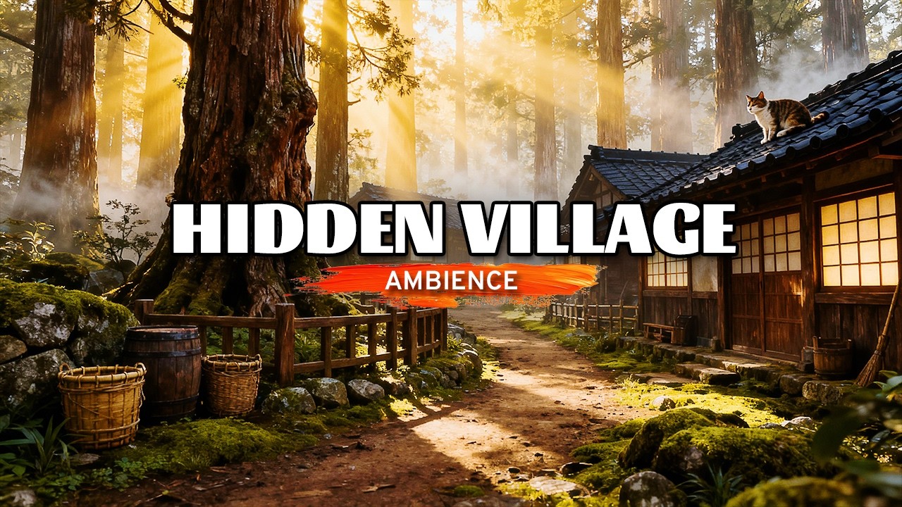 The MOST PEACEFUL Hidden Ninja Village You’ve Never Visited | 3H Suikoden Ambience