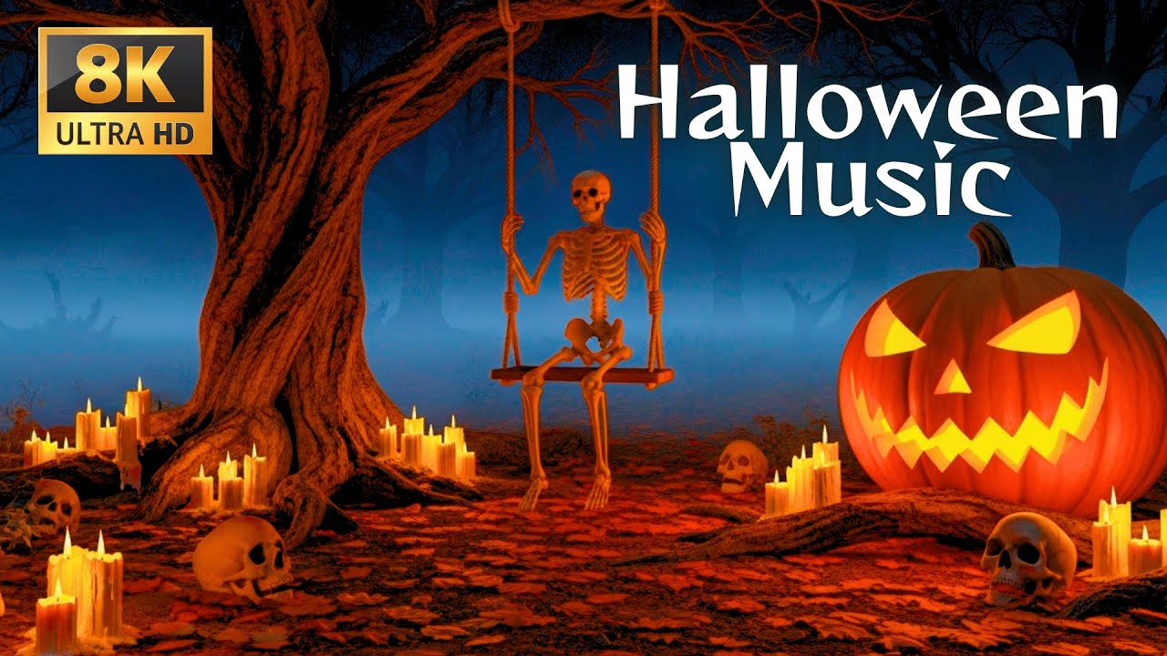 Geriausia Helovino muzika 2025 👻 Vaiduoklių baisių nakties garsų grojara&scaron;tis ir vaiduoklių baisus fonas