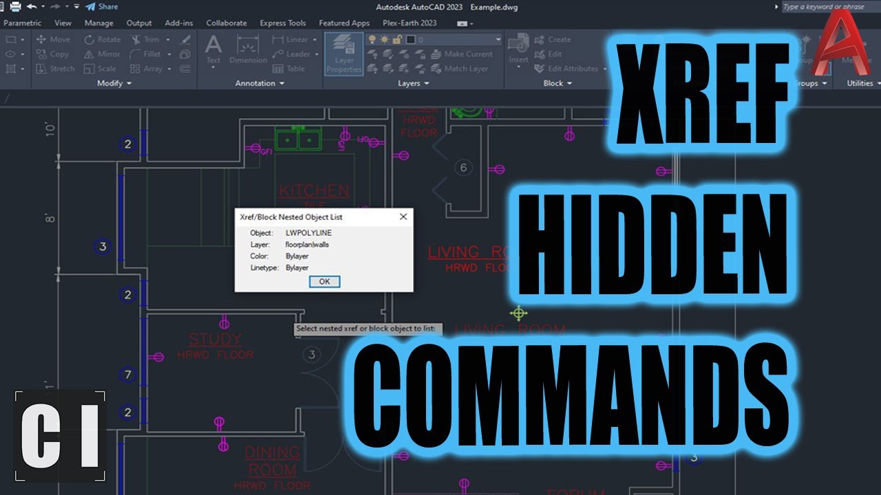 Скрытые команды XREF в AutoCAD! Экономьте время с помощью этих трюков с внешними ссылками