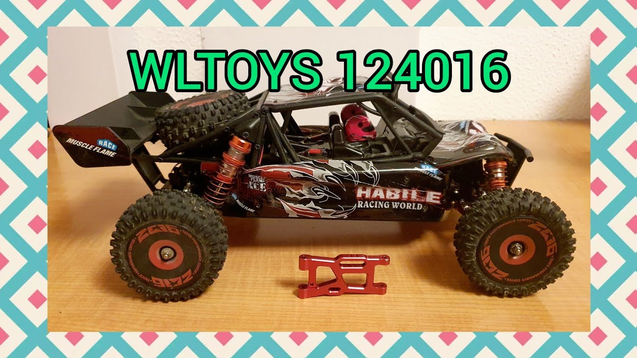 WLTOYS 124016 🚘 UPGRADE CAMBIAR BRAZOS DE SUSPENSIÓN METÁLICOS