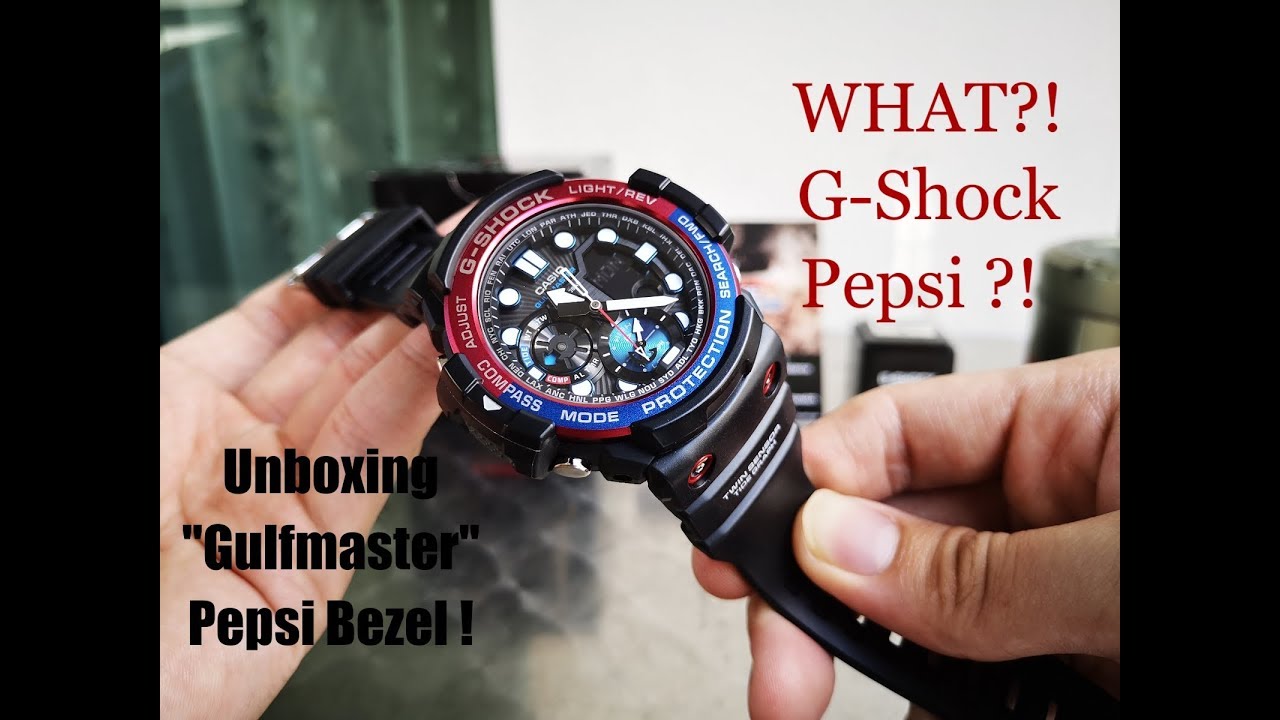 Unboxing - Casio G-Shock GN-1000-1A Pepsi Bezel - Casio 