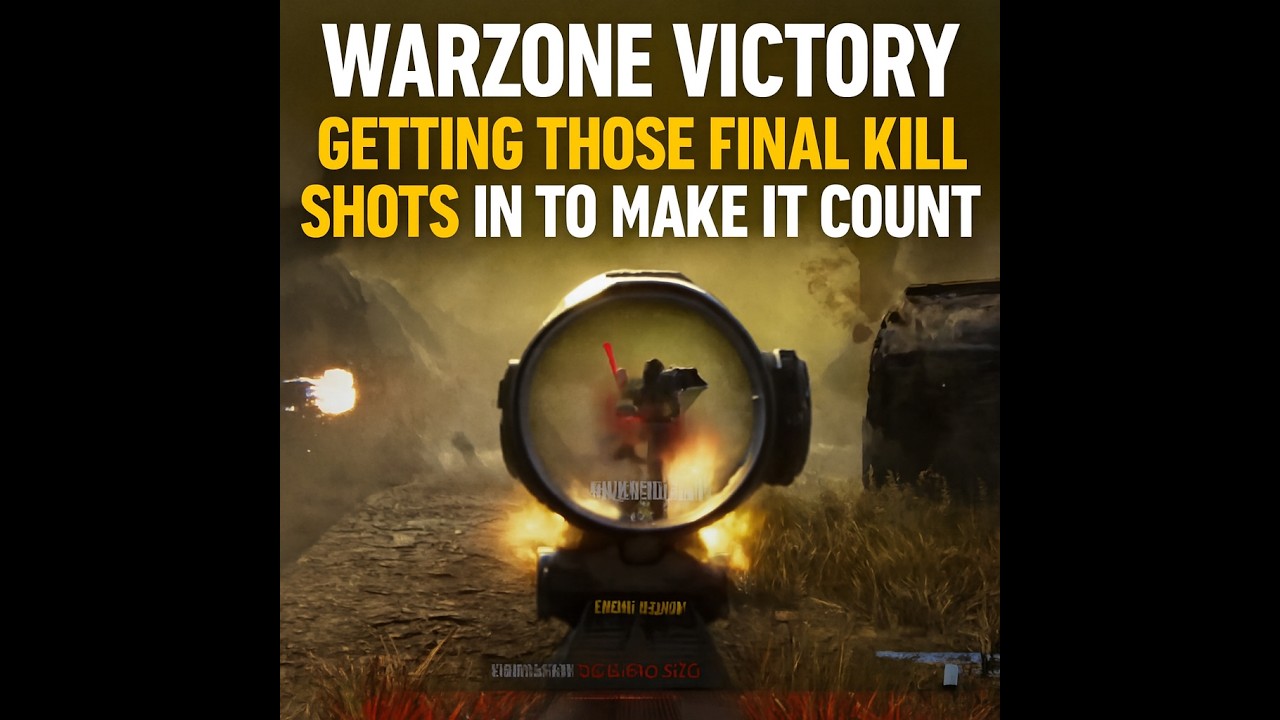 Warzone Victory Getting Those Final Kill Shots In To Make It Count