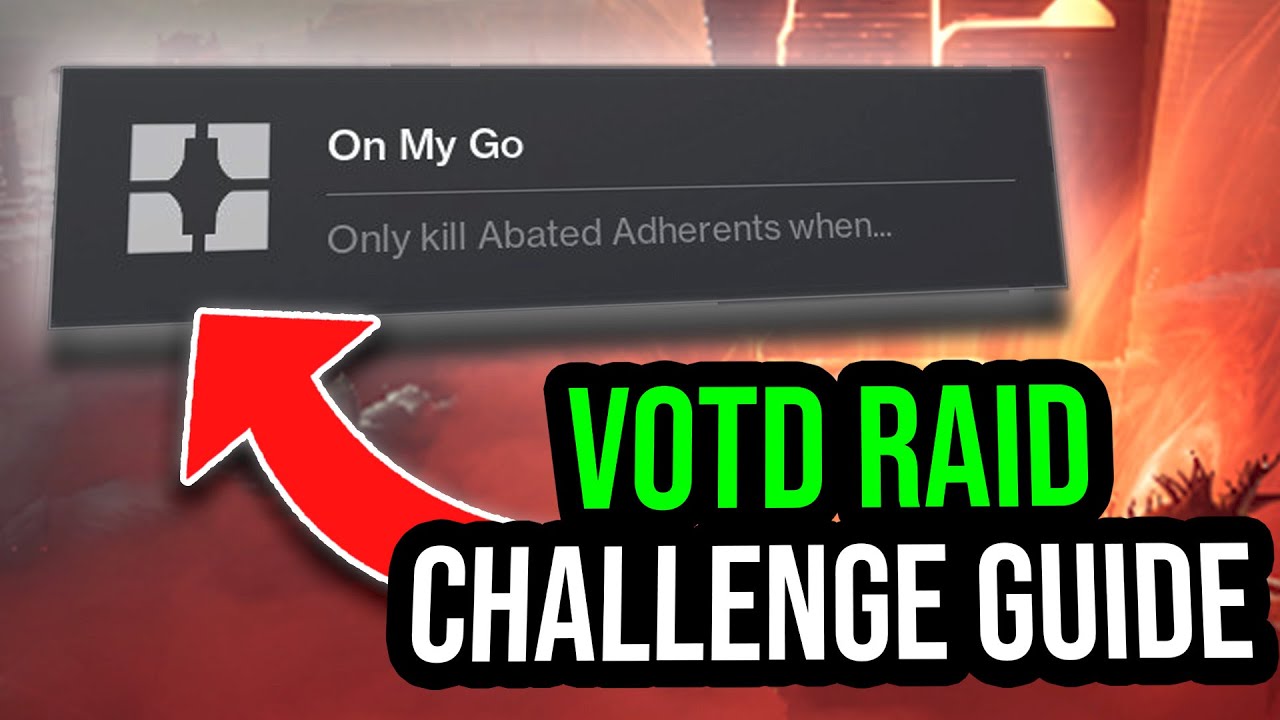 How to complete On My Go Raid Triumph in Vow of the Disciple...