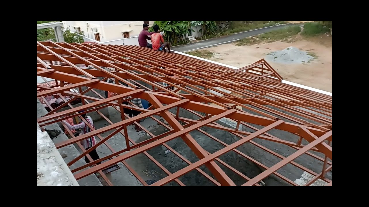 KERALA ROOFING FRAME WORK | ROOF SIZE 16*40 | TRUSS TECHNIC | PART 1