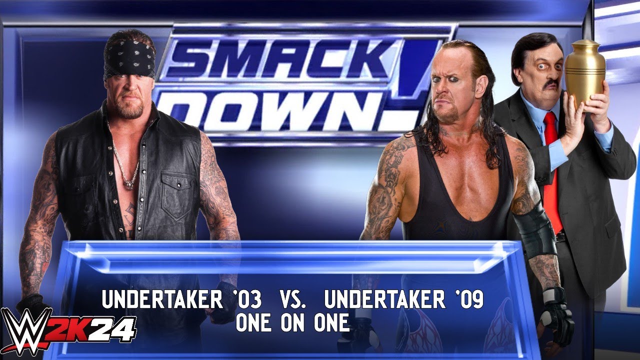 Full Match - Undertaker '03 vs Undertaker '09: Single Match at Smackdown | WWE 2k24 