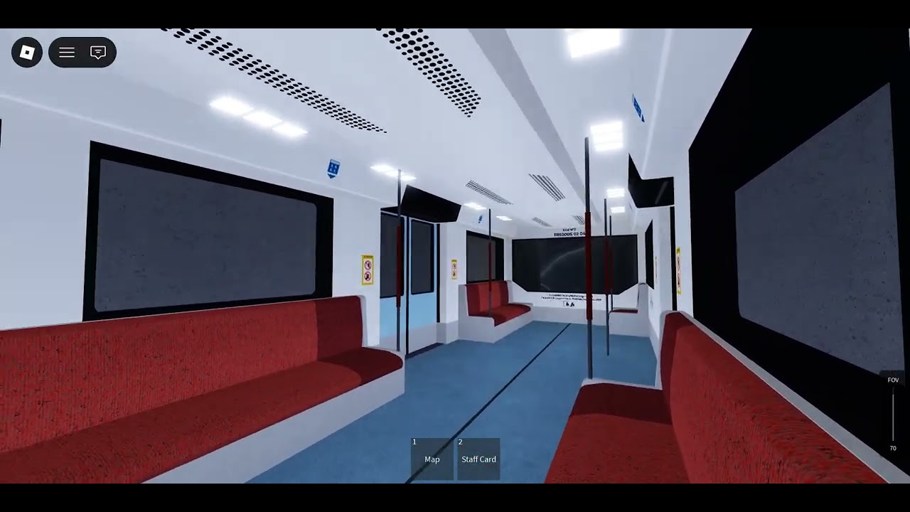 Roblox - West Metro Red Line FULL RIDE to Hillside