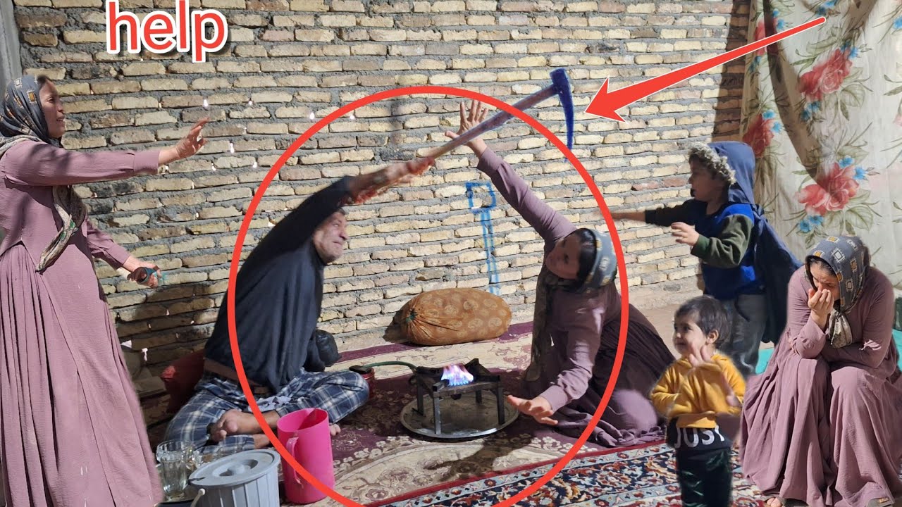 Shocking True Story! Nomadic Mother and Her Children Trapped in a Collapsing Village Home😱😱😱