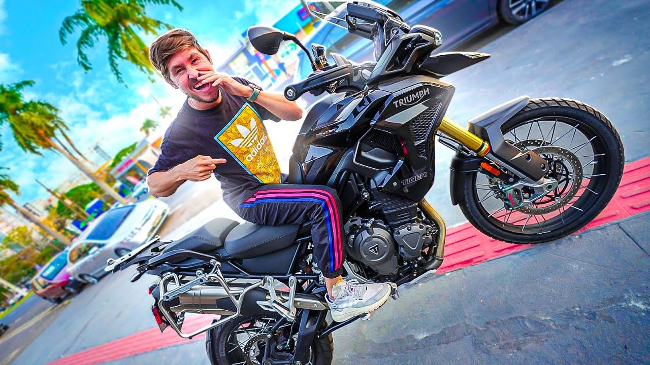 FUI NA THIUMPH FAZER UM TESTE DRIVE NA TIGER 1200 RALLY
