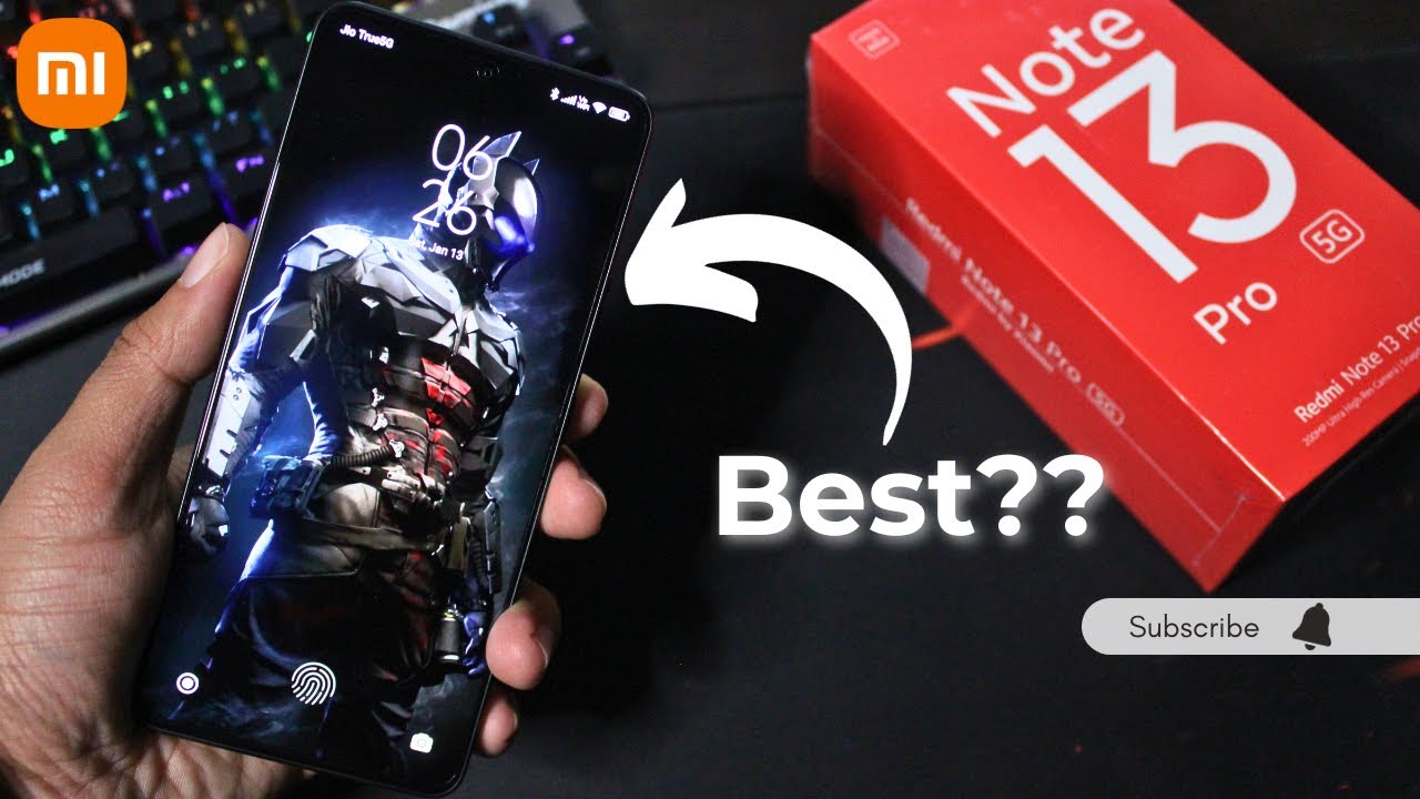 Redmi Note 13 Pro Unboxing - Looks **ELEGANT** in Black Color