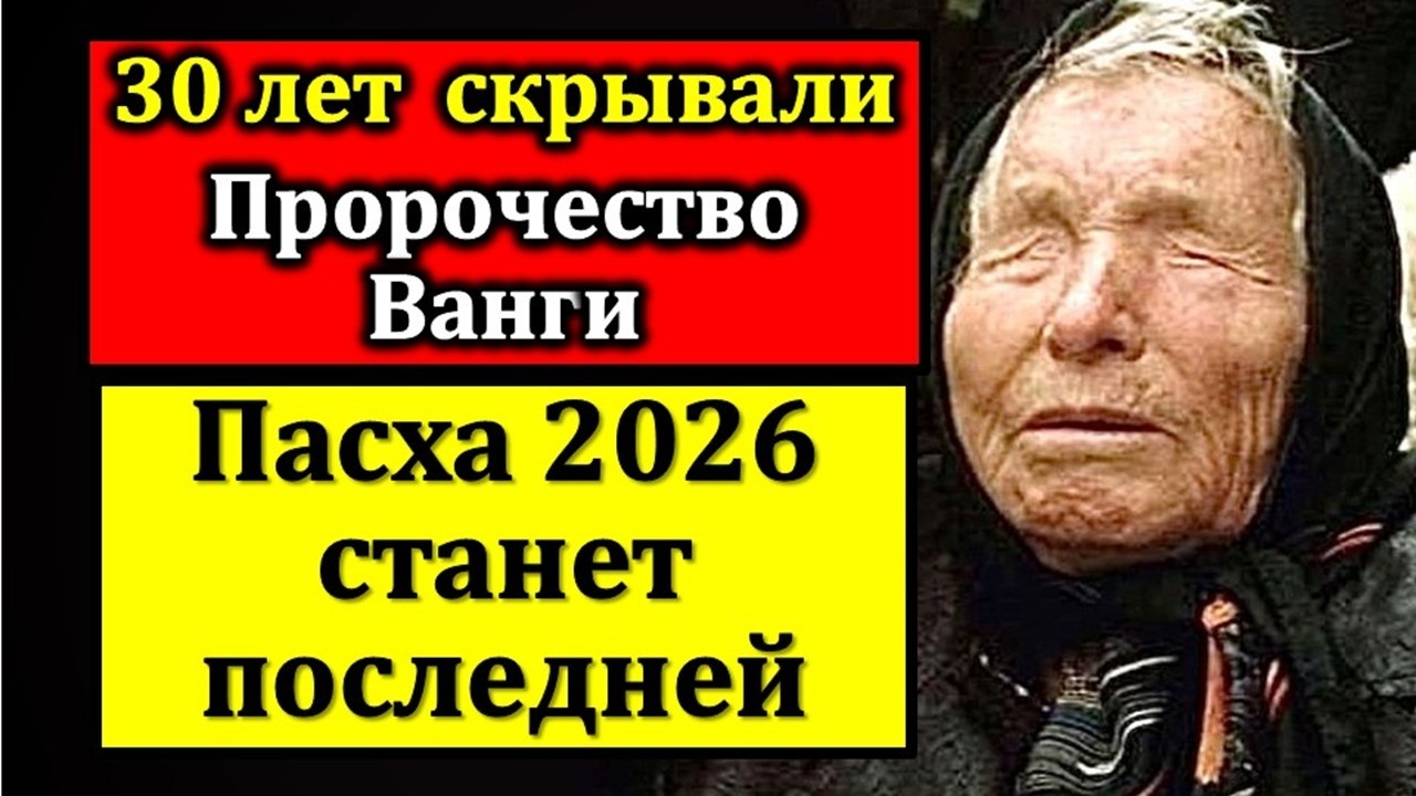 Нашли скрытое пророчество Ванги о Пасхе 2026! Его скрывали 30 лет в тайном архиве. Что ждет нас?
