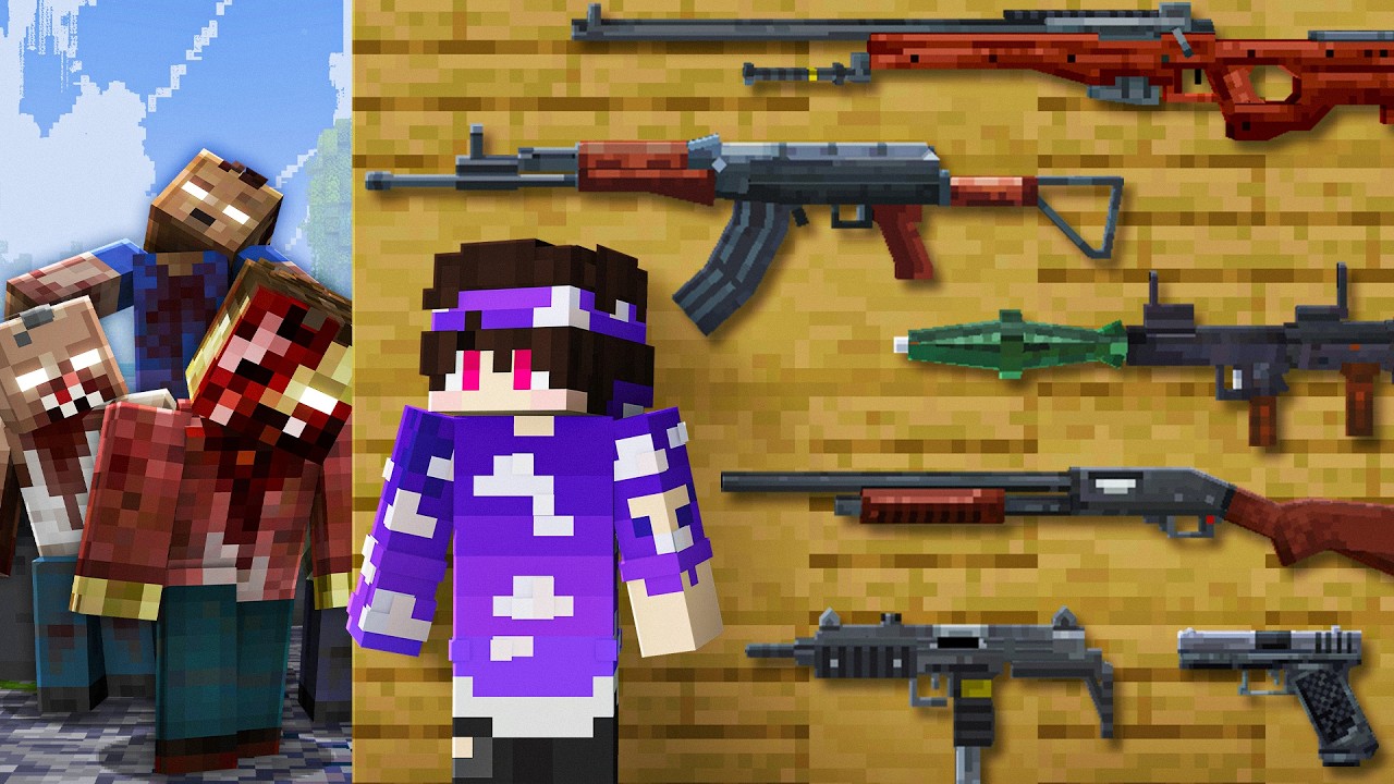 CRIEI um ARSENAL de ARMAS CONTRA INVASÃO ZUMBI