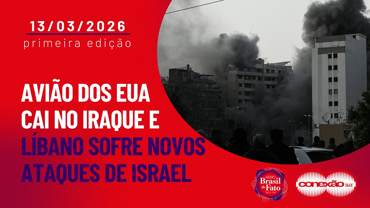 Avião dos EUA cai no Iraque e Líbano sofre novos ataques de Israel | Conexão BdF - 1ª Edição