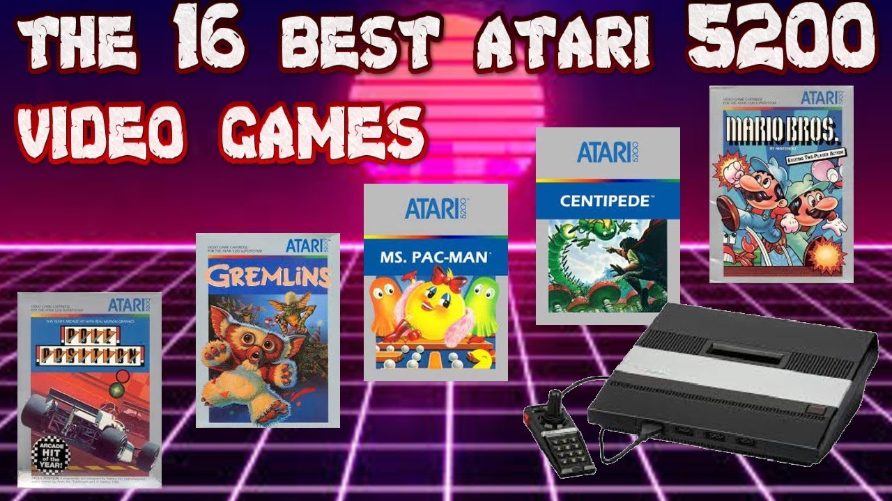 16 ЛУЧШИХ ИГР ДЛЯ ATARI 5200 | РЕЙТИНГ