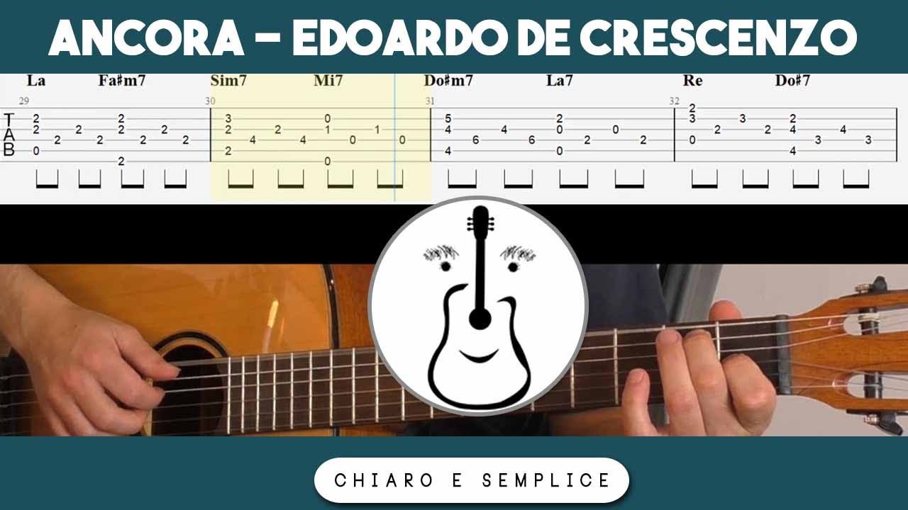 Ancora (Edoardo De Crescenzo) - Chitarra Arpeggio
