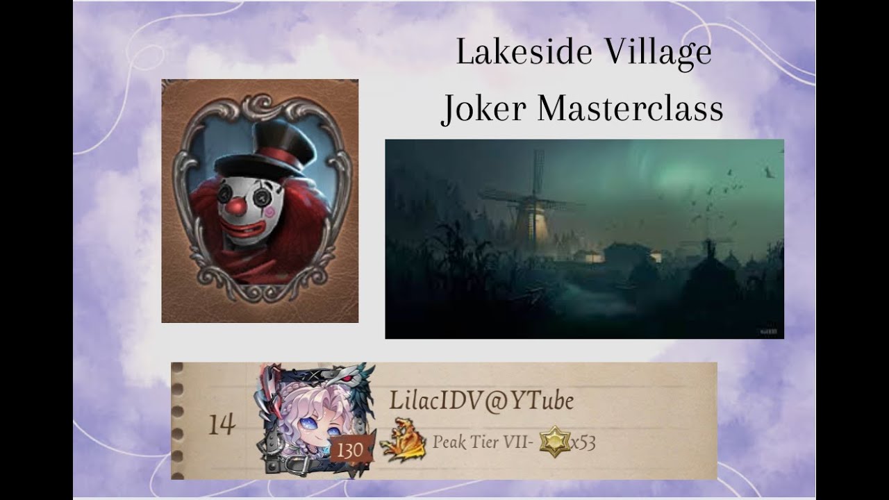 Smiley Face Tutorial - Lakeside Village Joker - [Identity V]