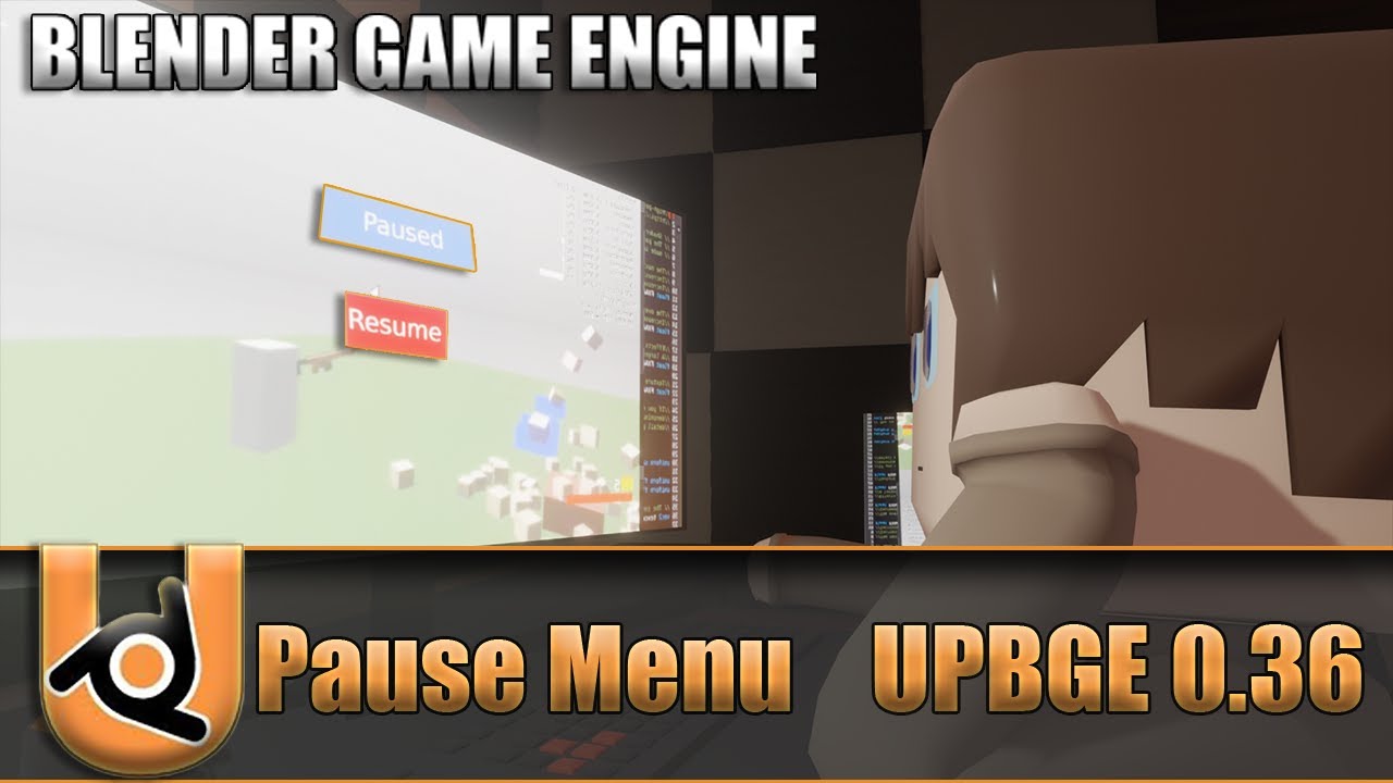 How to Make a Pause Menu In | UPBGE 0.36