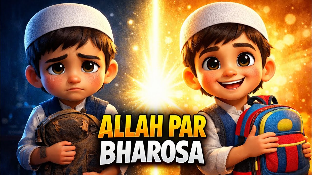 “Ayaan Aur Sabr Ka Raaz | Islamic Cartoon Story | Trust in Allah” | @KidzSuperTunesOfficial 