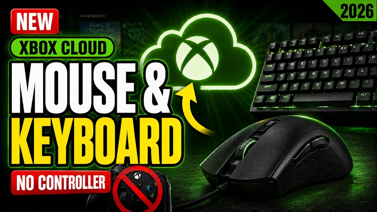 Как играть в Xbox Cloud Gaming с помощью мыши и клавиатуры (2026)