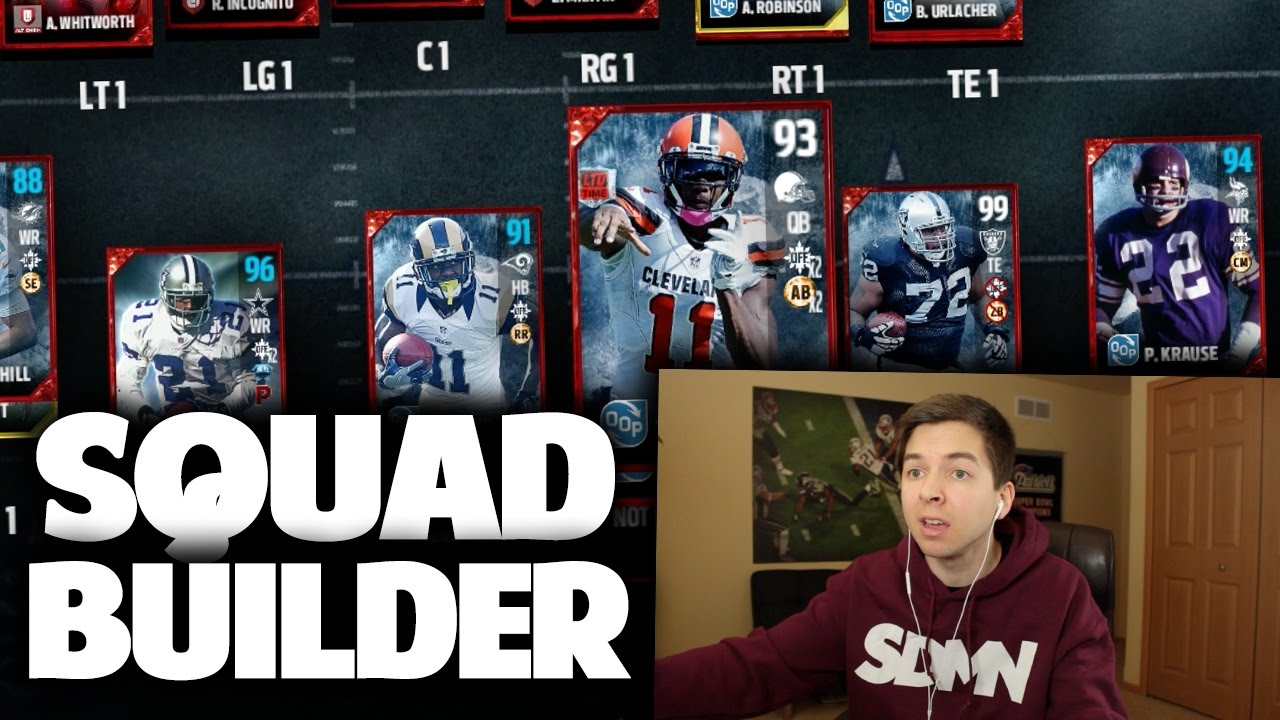 СОСТАВ ИЗ ИГРОКОВ НЕ НА СВОИХ ПОЗИЦИЯХ! ИГРОК С РЕЙТИНГОМ 99?! MADDEN 17