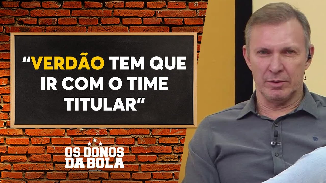 Velloso pede time titular do Palmeiras no clássico contra o Corinthians