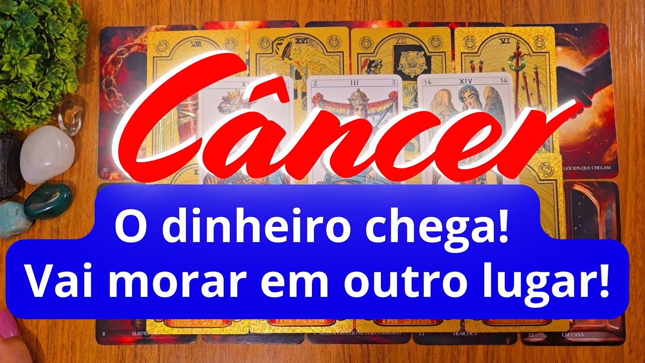 CÂNCER 💜💛 TEM DINHEIRO CHEGANDO! CAMINHOS ABERTOS! VOCÊ SAI DESSA SITUAÇÃO!