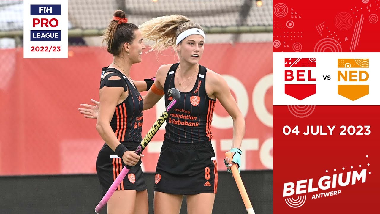 FIH Hockey Pro League 2022-23: Belgium vs Netherlands (Women, Game 2) - Highlights